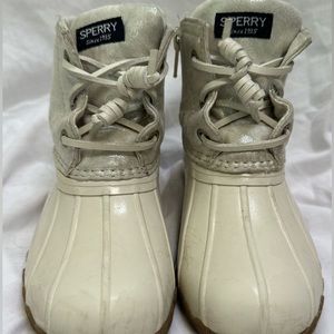 Toddler girl size 11 Sperry Saltwater Rain and Snow Boot